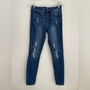 So Ultimate High-Rise Distressed Jeggings Jeans